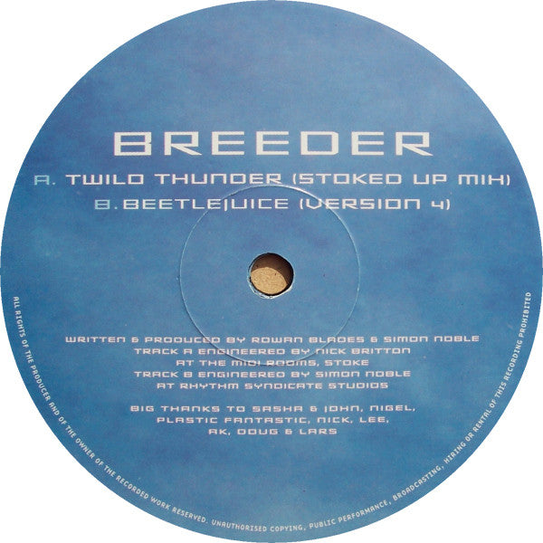 Breeder : Twilo Thunder (12")