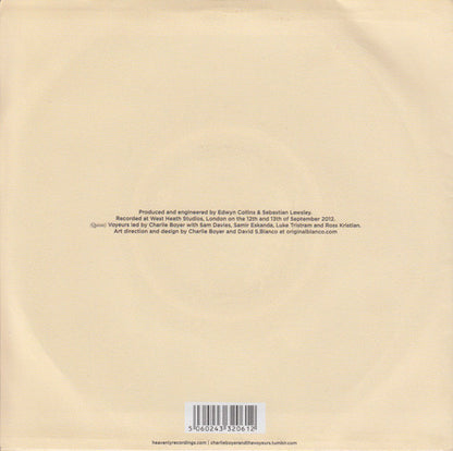 Charlie Boyer And The Voyeurs : I Watch You (7", Single)