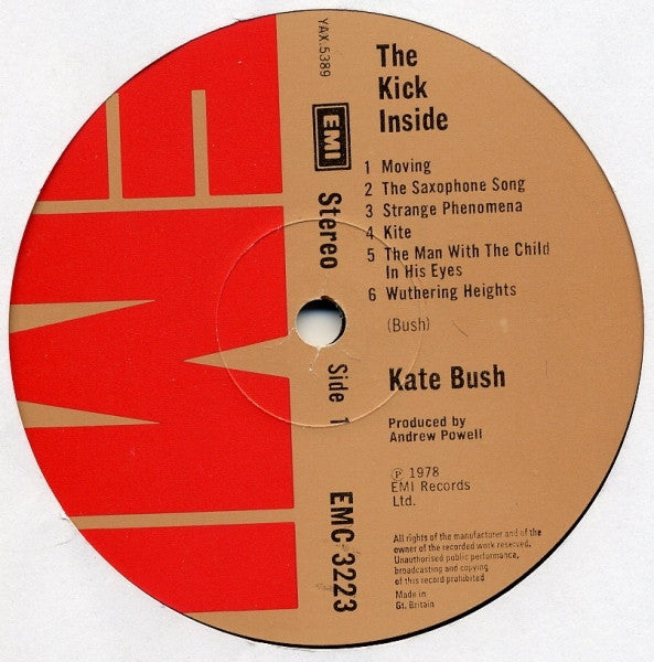 Kate Bush : The Kick Inside (LP, Album)