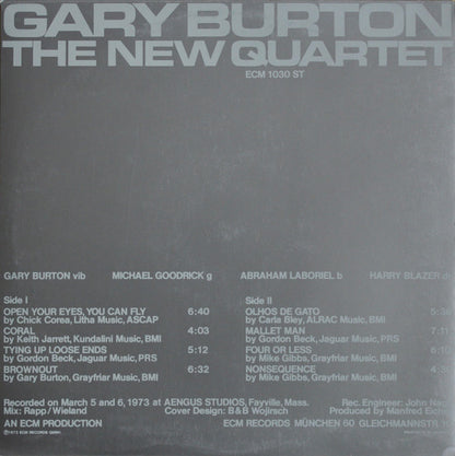 Gary Burton : The New Quartet (LP, Album)
