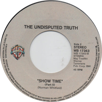 The Undisputed Truth : Show Time (Part 1 & 2) (7", Single)