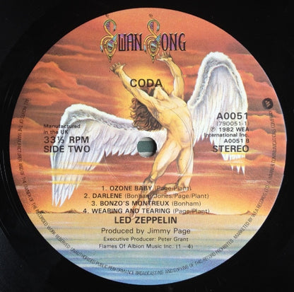 Led Zeppelin : Coda (LP, Album)