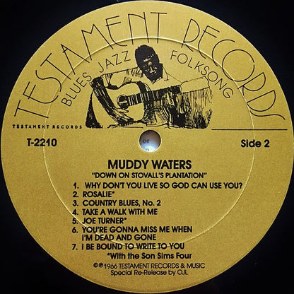 Muddy Waters : Down On Stovall's Plantation (LP, RE)