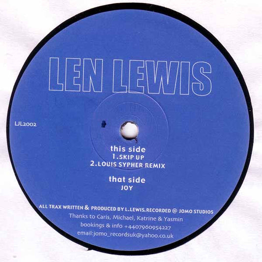 Len Lewis : Joy / Skip Up (12")