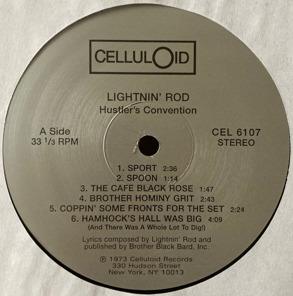 Lightnin' Rod : Hustlers Convention (LP, Album, RE)