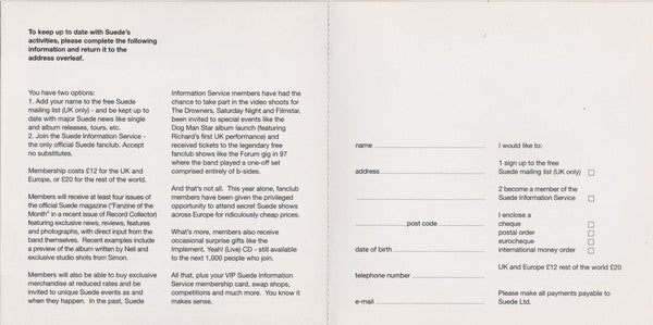 Suede : Head Music CD, Album (M / M) - Dig Vinyl