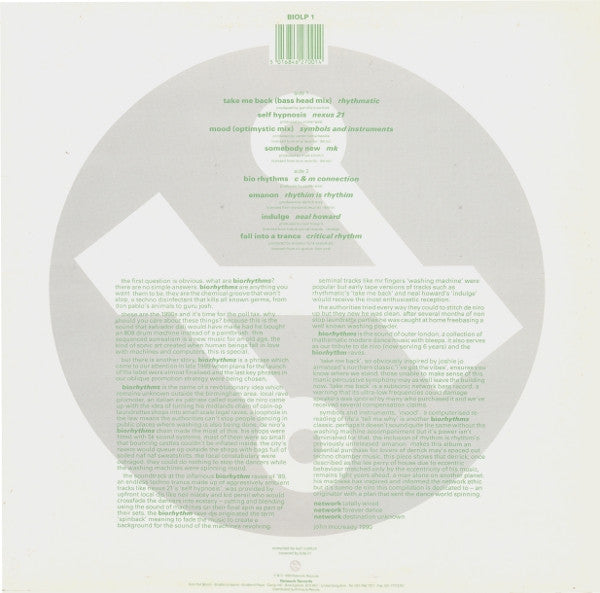 Various : Bio Rhythm "Dance Music With Bleeps" (LP, Comp)