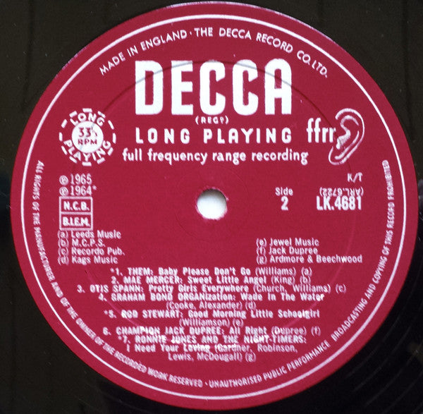 Various : Blues Now (LP, Comp, Mono)