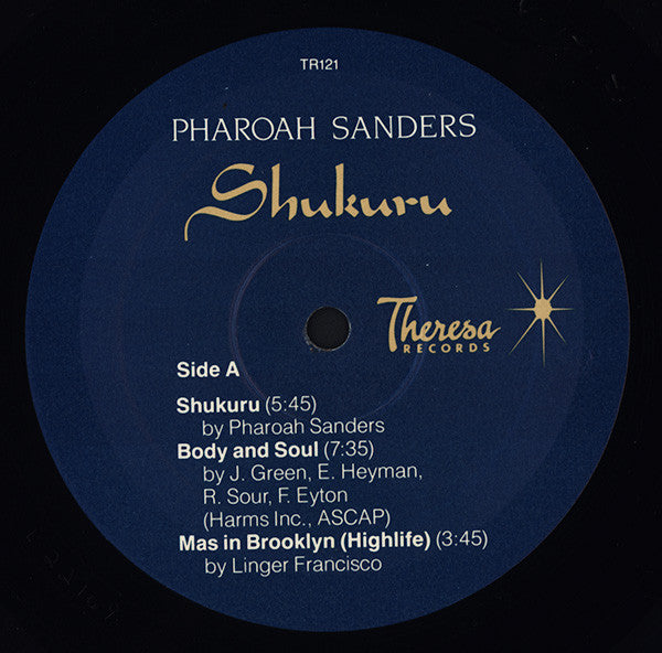 Pharoah Sanders Featuring Leon Thomas : Shukuru (LP, Album)