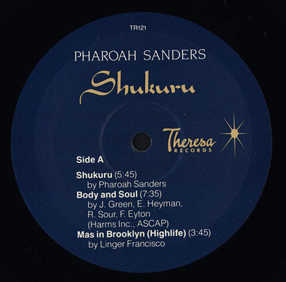 Pharoah Sanders Featuring Leon Thomas : Shukuru (LP, Album)