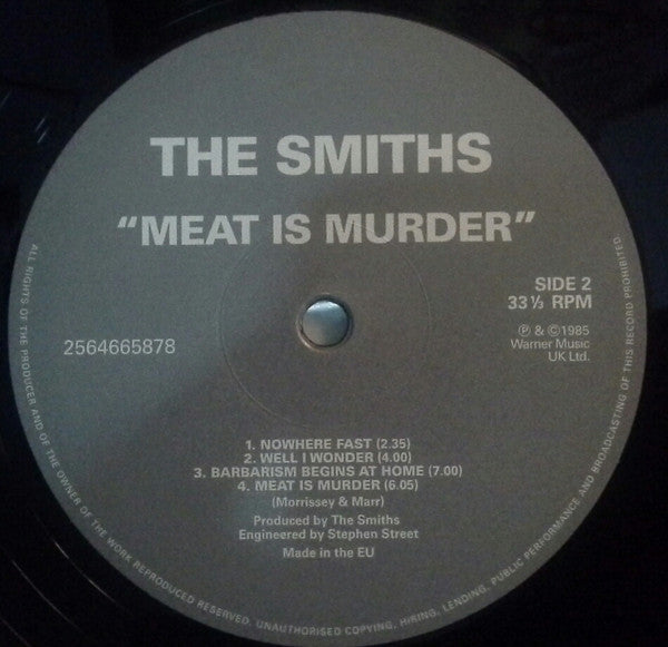 The Smiths : Meat Is Murder (LP, Album, RE, RM)