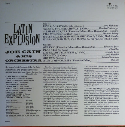 Joe Cain & His Orchestra* : Latin Explosion (LP, RE)