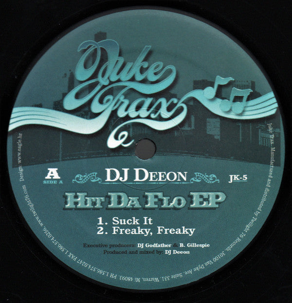 DJ Deeon : Hit Da Flo EP (12", EP)