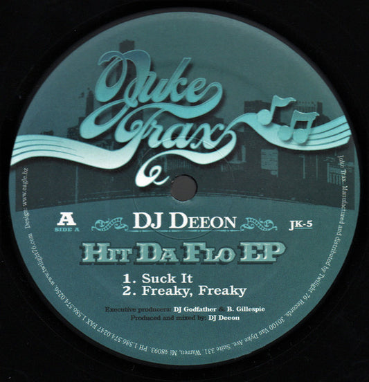 DJ Deeon : Hit Da Flo EP (12", EP)