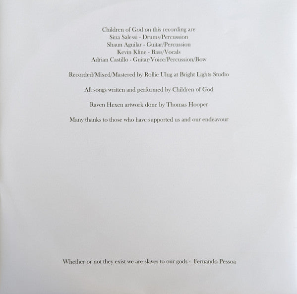 Children Of God : We Set Fire To The Sky (LP, Album)