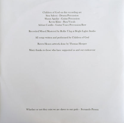 Children Of God : We Set Fire To The Sky (LP, Album)