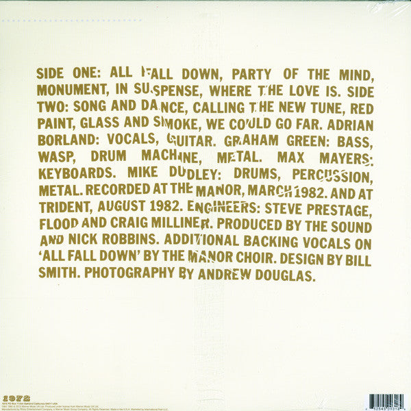 The Sound (2) : All Fall Down (LP, Album, RE)