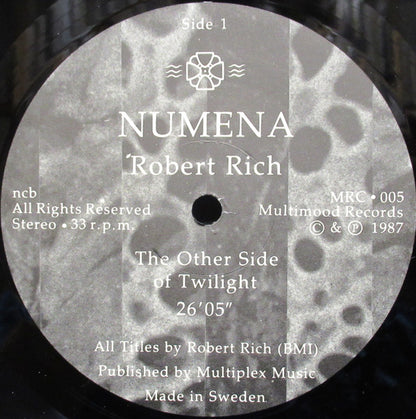 Robert Rich : Numena (LP, Album)