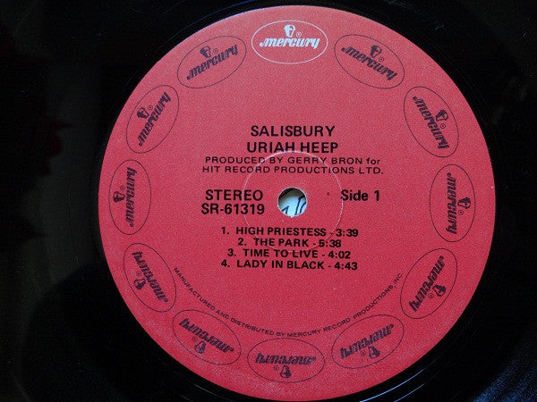 Uriah Heep : Salisbury (LP, Album, Hol)