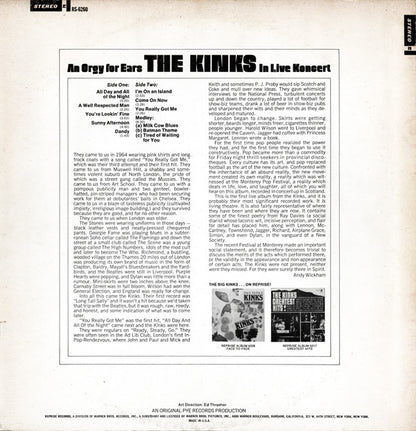 The Kinks : The Live Kinks (LP, Album, RP, Win)