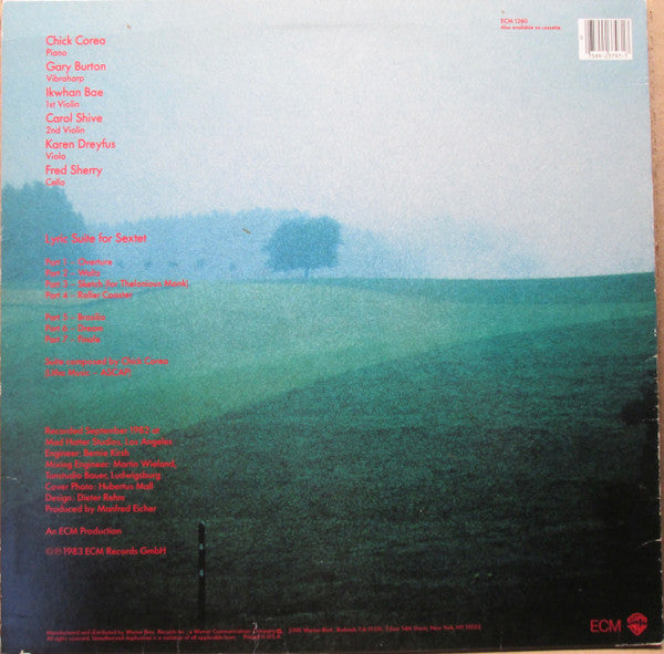 Chick Corea / Gary Burton* : Lyric Suite For Sextet (LP, Album)