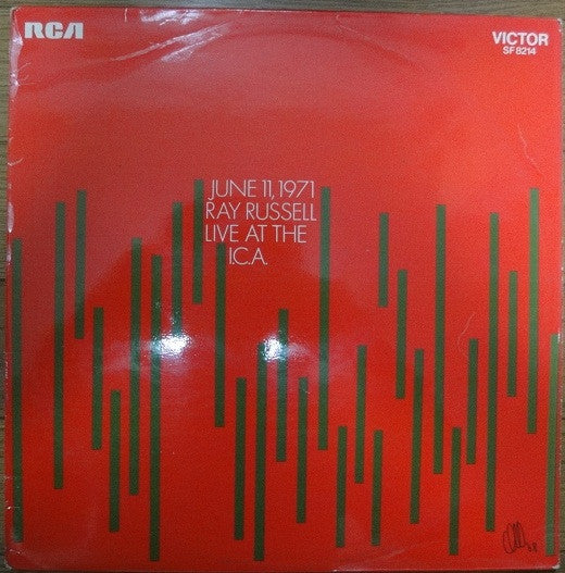 Ray Russell : Live At The I.C.A. (LP, Album)