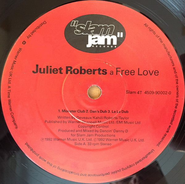 Juliet Roberts : Free Love (12")