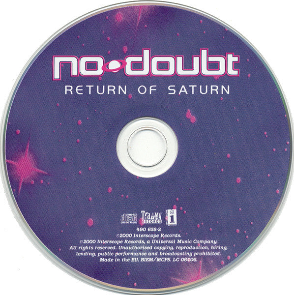 No Doubt : Return Of Saturn (CD, Album)