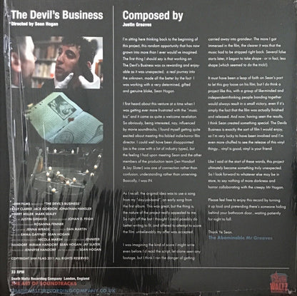 Justin Greaves : The Devil's Business (LP, Album, Ltd, Red)