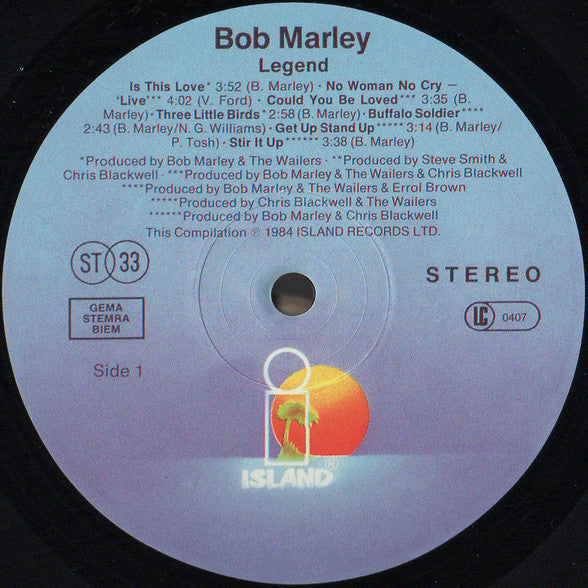 Bob Marley & The Wailers : Legend - The Best Of Bob Marley And The Wailers (LP, Comp, RE, 180)