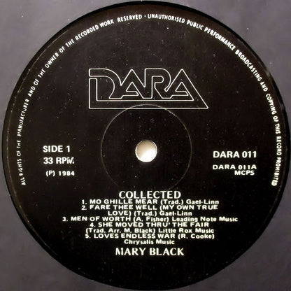 Mary Black : Collected (LP, Comp)