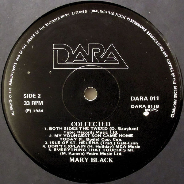 Mary Black : Collected (LP, Comp)