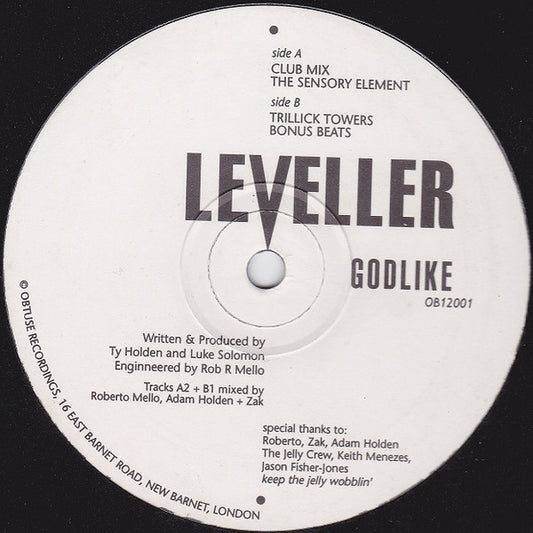 Leveller : Godlike (12")
