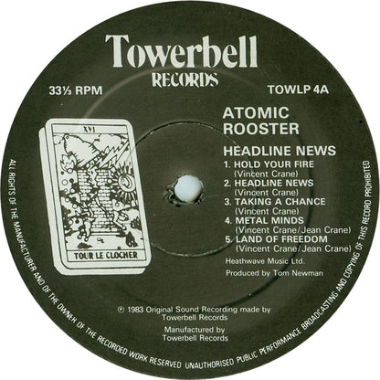 Atomic Rooster : Headline News (LP, Album)
