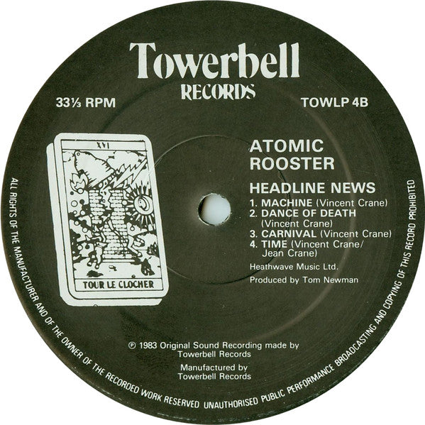 Atomic Rooster : Headline News (LP, Album)