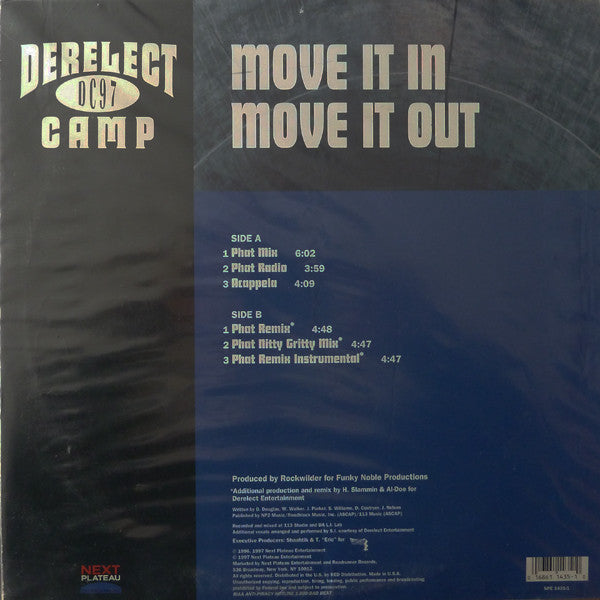 Derelect Camp : Move It In Move It Out (12", Single)