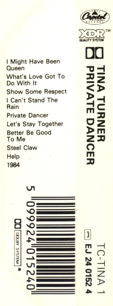 Tina Turner : Private Dancer (Cass, Album)