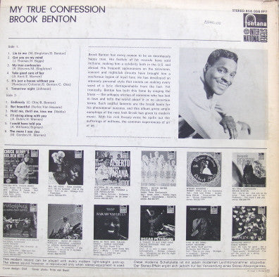 Brook Benton : My True Confession    (LP, Comp)