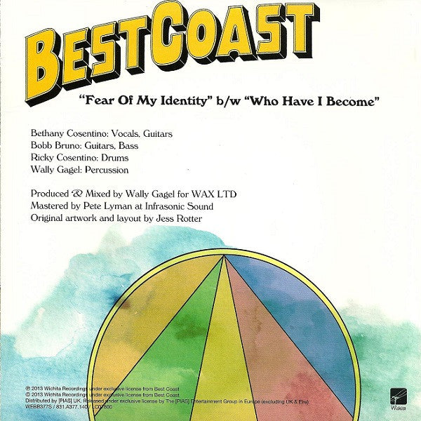 Best Coast : Fear Of My Identity / Who Have I Become (7", RSD, Ltd)