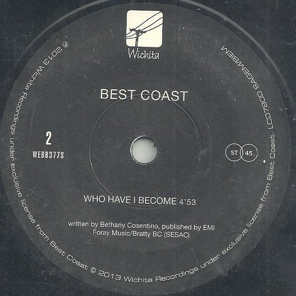 Best Coast : Fear Of My Identity / Who Have I Become (7", RSD, Ltd)