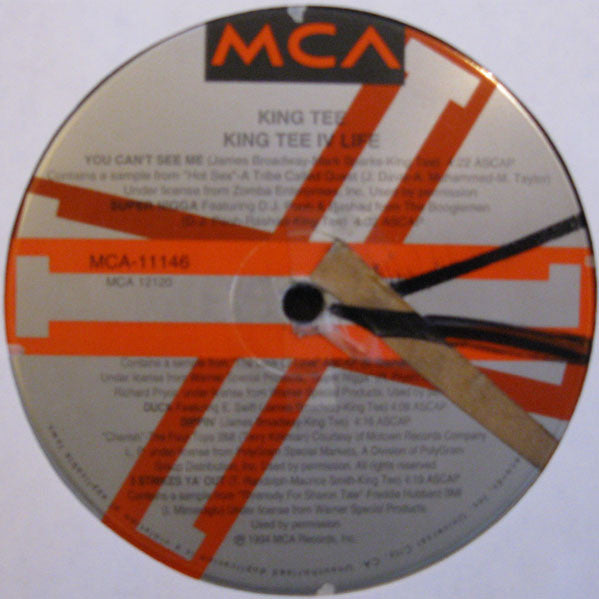 King Tee : King Tee IV Life LP, Album (VG+ / VG+) - Dig Vinyl