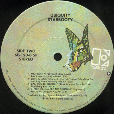 Ubiquity (4) : Starbooty (LP, Album)