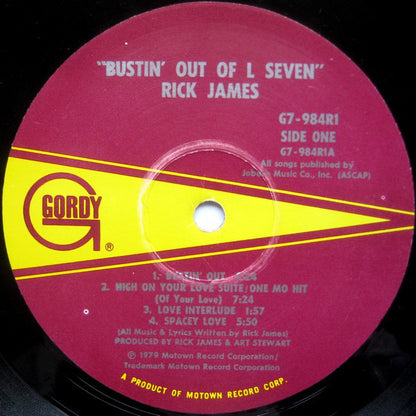 Rick James : Bustin' Out Of L Seven (LP, Album)