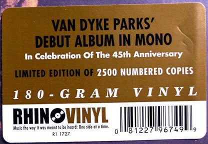Van Dyke Parks : Song Cycle (LP, Album, RSD, Mono, Ltd, Num, RE, 180)