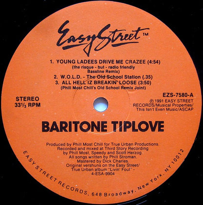 Baritone Tiplove : Young Ladees Drive Me Crazee! (12")