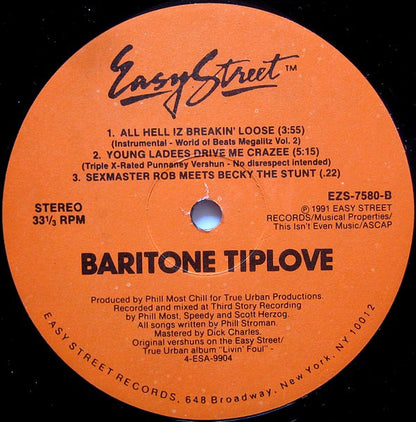 Baritone Tiplove : Young Ladees Drive Me Crazee! (12")