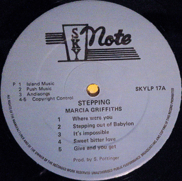 Marcia Griffiths : Steppin' (LP, Album)