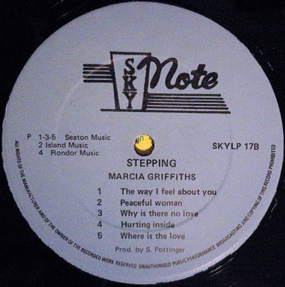 Marcia Griffiths : Steppin' (LP, Album)