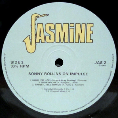 Sonny Rollins : On Impulse! (LP, Album, RE)