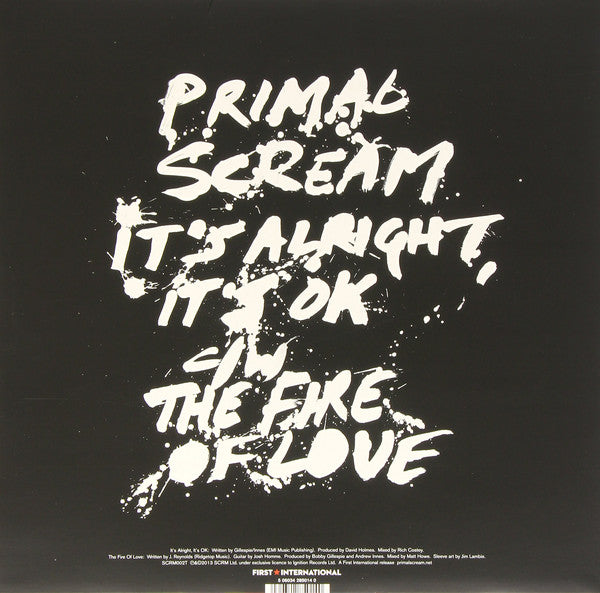 Primal Scream : It's Alright, It's OK (12")